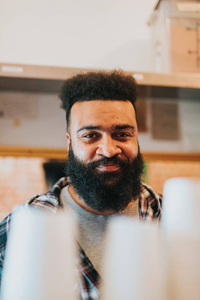 man with a beard