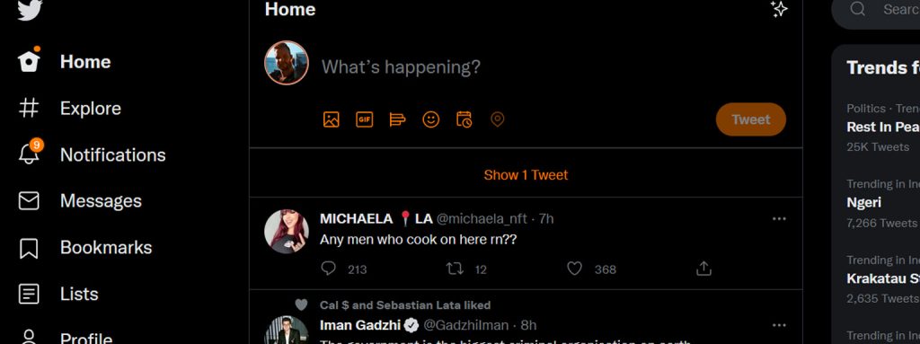 twitter search